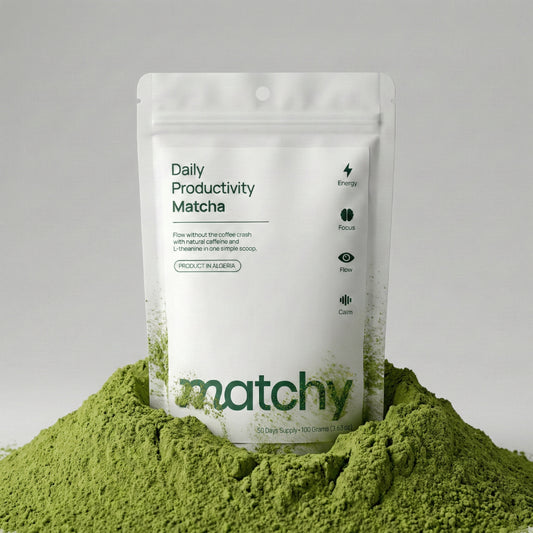 Matchy Matcha Premium 100g • Your Daily Calm Energy Ritual